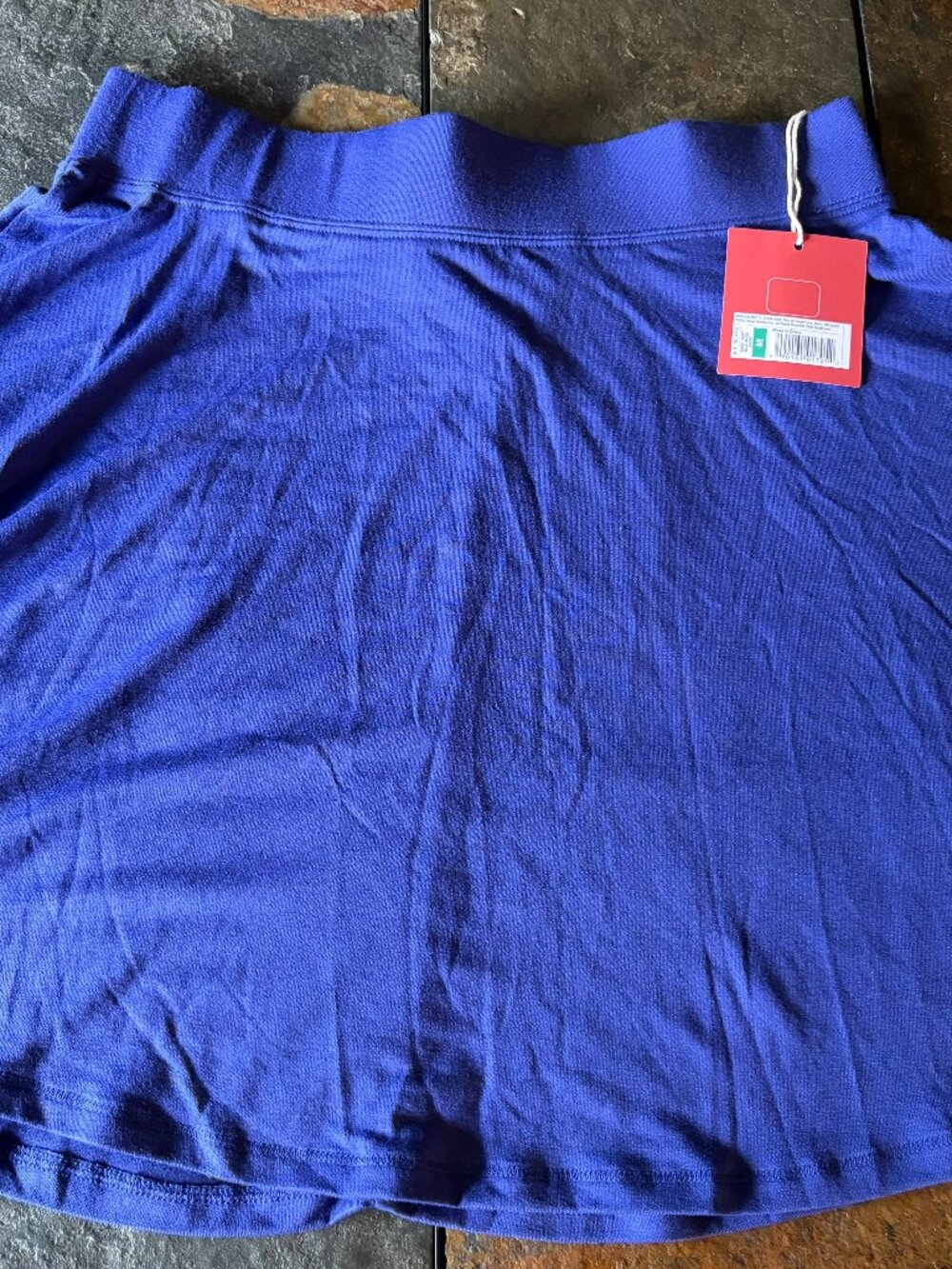 NWT Mossimo Supply Co Y2K deadstock cobalt blue skater skirt, mini, size M
